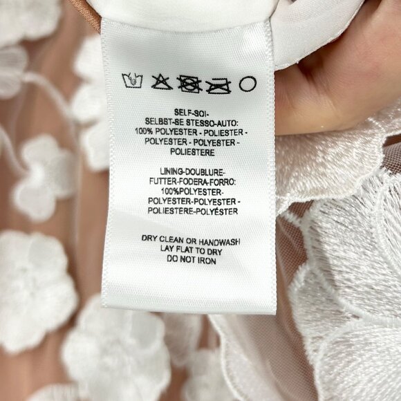 NWT Helsi Structured Floral Applique Mini Dress - Picture 9 of 10